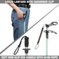 HAUSHOF Fishing Tool Kit, 3-Piece Stainless Steel Set with Fish Lip Gripper, Hook Remover & Pliers, Corrosion-Resistant with Lanyard