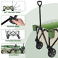 HAUSHOF Heavy Duty Collapsible Wagon,176 lbs Load Capacity