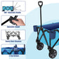 HAUSHOF Heavy Duty Collapsible Wagon,176 lbs Load Capacity