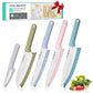 HAUSHOF 5 PCS Colorful Kitchen Knives with Sheaths