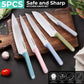 HAUSHOF 5 PCS Colorful Kitchen Knives with Sheaths