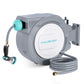 Haushof 1/2" x 100 ft Retractable Garden Hose Reel (W)
