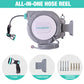 Haushof 1/2" x 100 ft Retractable Garden Hose Reel