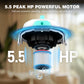 HAUSHOF 4 Gallon 5.5 Peak HP 4-in-1 Wet/Dry/Upholstery Vacuum Cleaner and Blower, Commercial Portable Shop Vac with Spot & Stain Cleaner for Home, Car, Workshop & Garage Cleaning