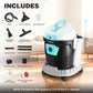 HAUSHOF 4 Gallon 5.5 Peak HP 4-in-1 Wet/Dry/Upholstery Vacuum Cleaner and Blower, Commercial Portable Shop Vac with Spot & Stain Cleaner for Home, Car, Workshop & Garage Cleaning
