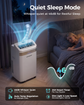 HAUSHOF 14000 BTU Portable Air Conditioners, Portable AC with Cool, Fan, Dry & Sleep Mode, AC Unit Portable with 35°-70° Auto Swing, Remote Control, 24H Timer, with Window Kit & Exhaust Hose Sleeve